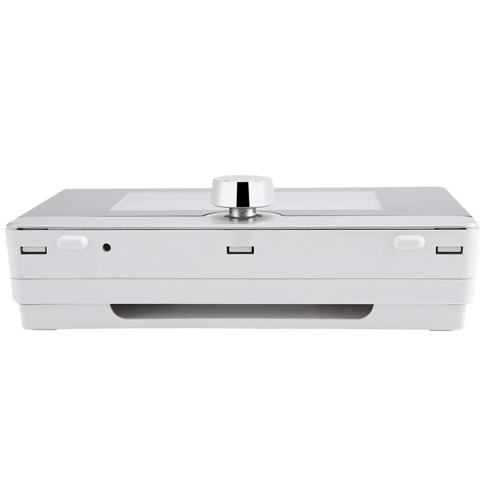 Xinwoer Temperature Controller Digital Programmable Thermostat for Wall-Hung Boiler Heating System for Electric Heating Equipment and Wall-Hung Boiler Heating System(Black) 4