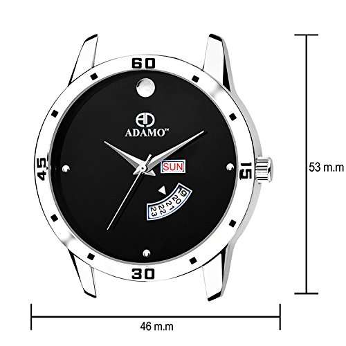 ADAMO Designer (Day & Date) Men's Wrist Watch A824SM02 3
