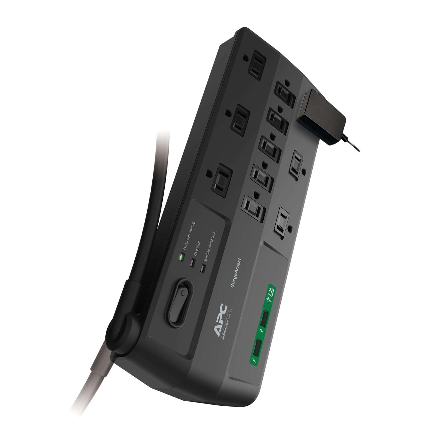 APC Surge Protectors with USB Charging: 8 & 11 Outlet Power Strips, 2630 & 2880 Joule Protection 4