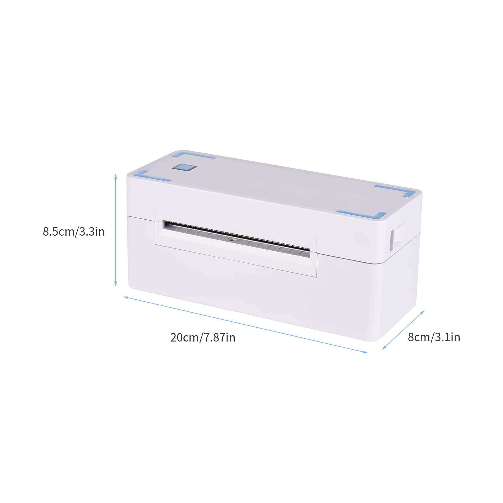 Shipping Label Printer,BUZHI Thermal Shipping Label Printer 4 Inch Desktop Express Barcode Label Sticker Maker 4x6 Portable USB&BT Wireless Connection Max. 80mm Paper Width 180mm/s High Speed Support 3