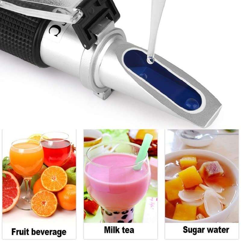 Erma Labsoul Hand Refractometer with ATC for Wine or Beer range 0-32% Brix with 0.2% Fruit Sugar Refractometer and Cutting fluid Refractometer and Emulsion Refractometers by 11 3