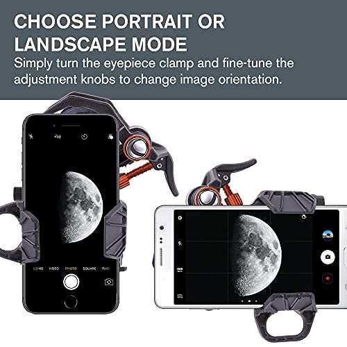 Celestron – NexYZ – 3–Axis Universal Smartphone Adapter for Telescope – Digiscoping Smartphone Adapter – Capture Images and Video Through Your Telescope or Spotting Scope 6