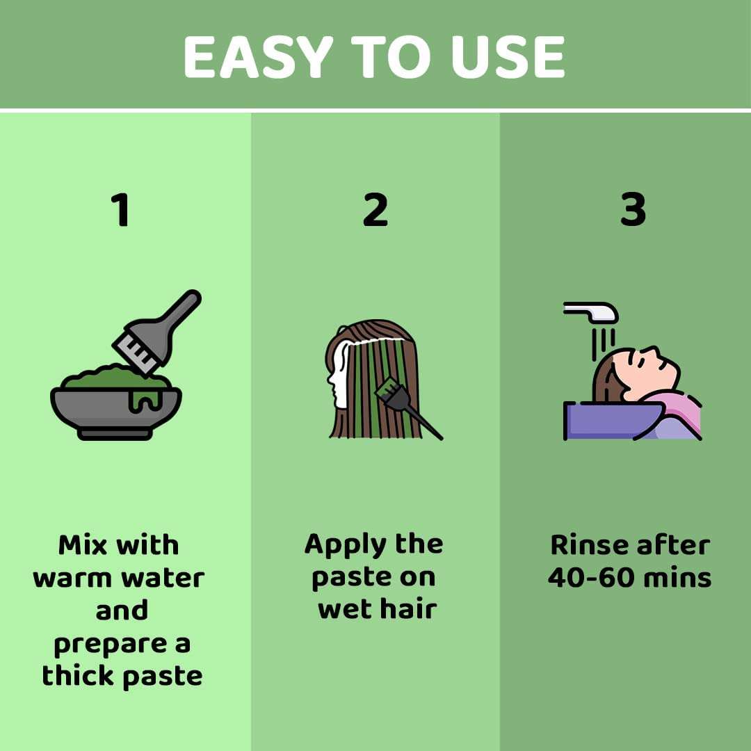 Top Quality Store Indigo Powder for Black Hair - 100% Pure and Natural - No Chemical, No Ammonia (100 g) 4