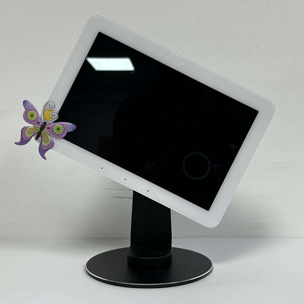 Echo Show 5 Adjustable Aluminum Swivel Stand, Stand for Amazon Echo Show 5, Horizontal 360 Rotation Longitudinal Angle Change Base - Black ES010-01 4