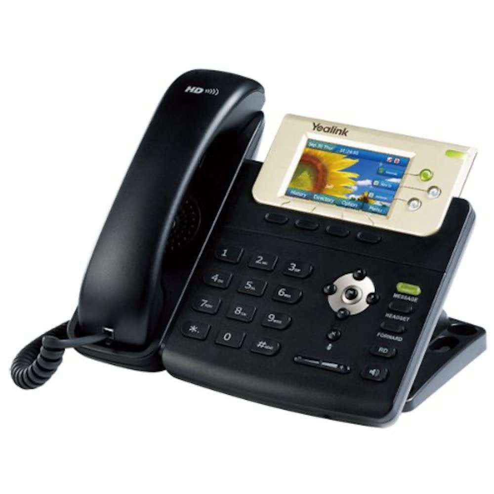 Yealink YEA-SIP-T32G 1-Handset Landline Color IP Phone with POE and 3-Inch LCD 2