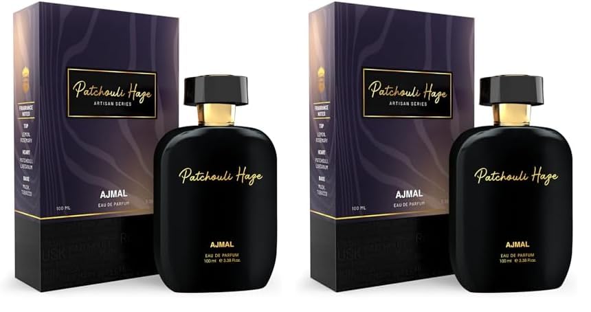 Ajmal ARTISAN - PATCHOULI HAZE Long lasting Fragrance, Handpicked Luxury Perfume for Men & Women 100ml. (Pack of 2)