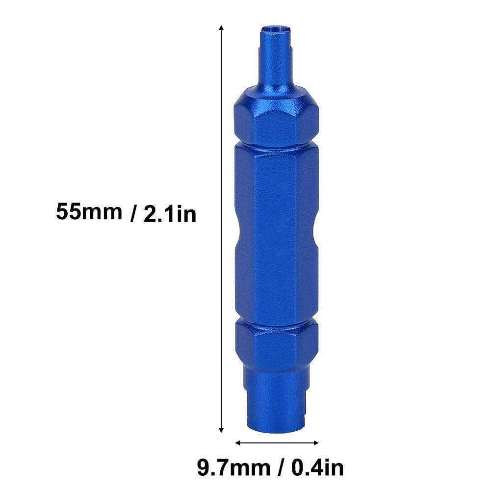 Drfeify Valve Disassemble Tool, Multi-Function Bicycle Tube Tire Valve Disassembly Remove Tools for Presta 5