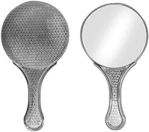 Pelo Handheld Mirrors For Gifting Purpose, Light Weighted Mirror, Easy To Carry Mirrors, Pink, 30 Gram, Pack Of 1 1