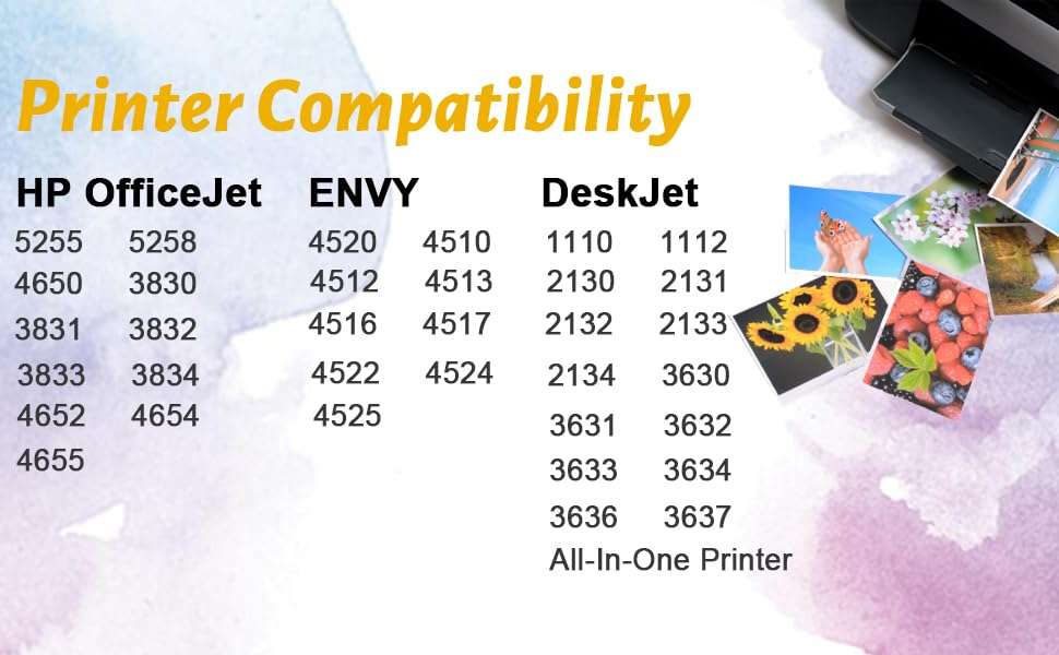 Inktopia Remanufactured Ink Cartridge Replacement for HP 63 XL 63XL for HP OfficeJet 5255 5258 3830 Envy 4520 4512 4513 DeskJet 1112 3630 3634 2130 2132 Printer (2 Black 1 Tri-Color) 2