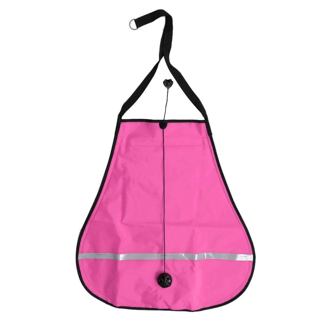 UJEAVETTE Deluxe Nylon 70lbs Salvage Lift Bag with Dump Valve for Scuba Diving Pink 6