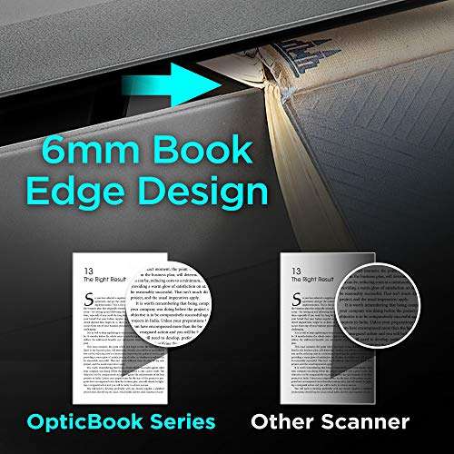 Plustek CCD Flatbed Book Scanner eBookScan 3800 - Bundle eBookScan Easy Convert Book to Digital, Support Multi-Language OCR 5