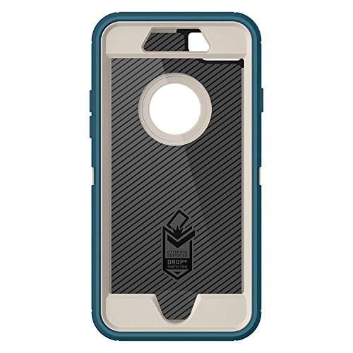 OtterBox Defender Series Series Case for iPhone SE (2nd gen - 2020) and iPhone 8/7 (NOT Plus) - Retail Packaging - Stormy Peaks (Agave Green/Maritime Blue) 3