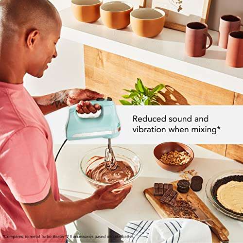 KitchenAid KHMFEB2 Flex Edge Beater Accessory for Hand Mixer, One Size, Stainless Steel 4