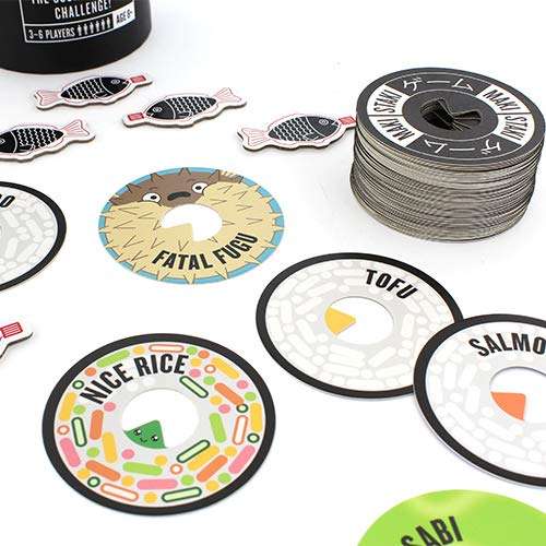 Ginger Fox Maki Staki Sushi Themed Card Game -Collect The Cards to Make Your Maki Perfect Party Game for Up to 6 Players 2