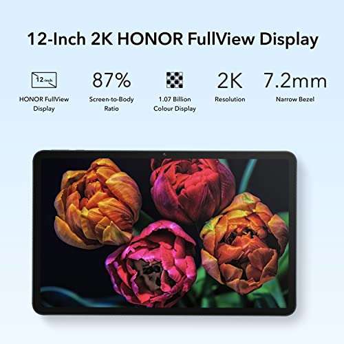 HONOR PAD 8 30.4 cm (12") 2K Display, Qualcomm Snapdragon 680, 6GB RAM, 128GB Storage, 8 Speakers, Android 12, Tuv Certified Eye Protection, Up to 14 Hours Battery, WiFi Tablet, Metal Body, Blue Hour 3