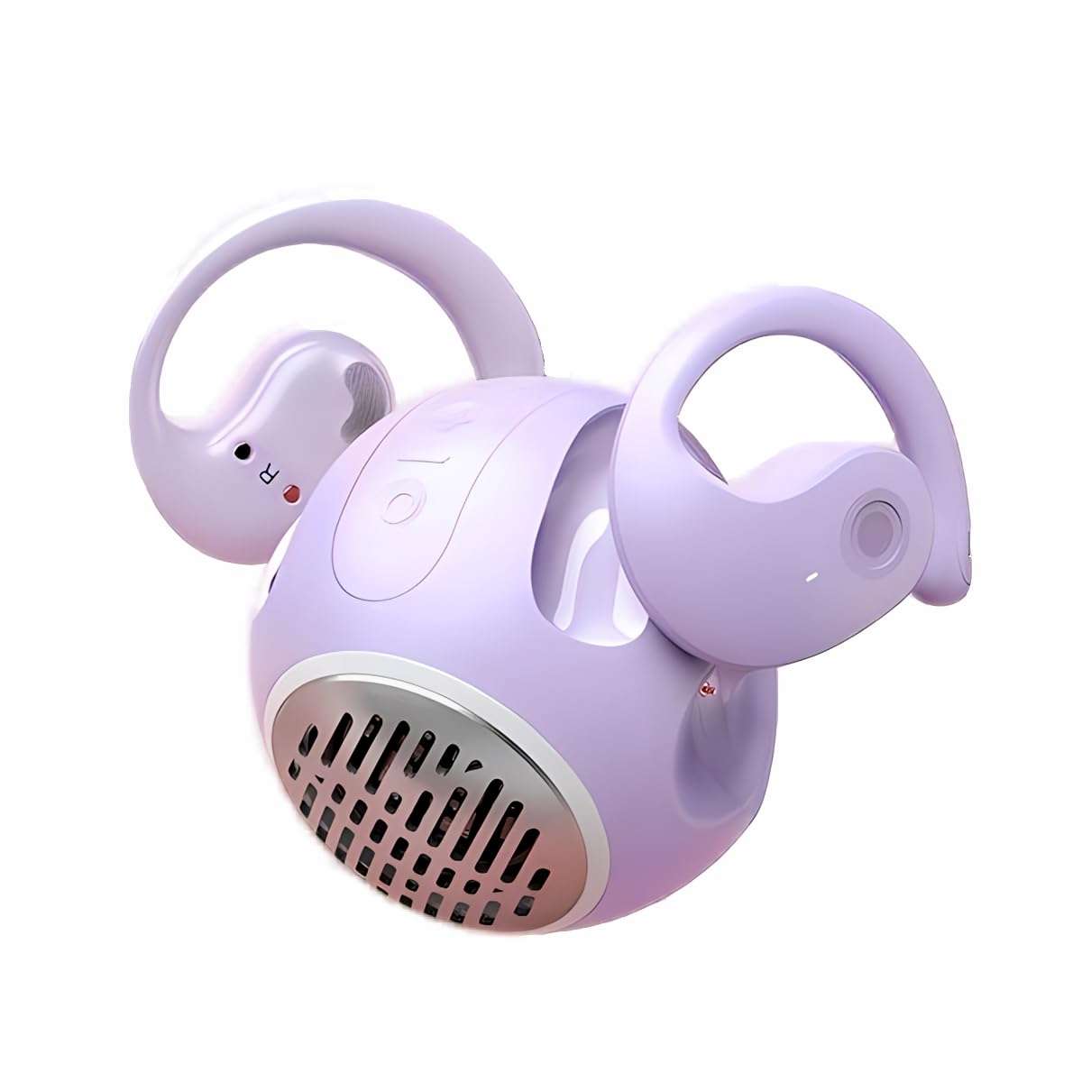 Wireless Open Ear Bluetooth Headphones, 2 in 1 open ear earbuds with Mini Portable Bluetooth Speaker,OWS Hanging Earphones, Air Conduction Over Ear Earbuds Out of Ear (2 in 1 With Speaker, Purple) 1