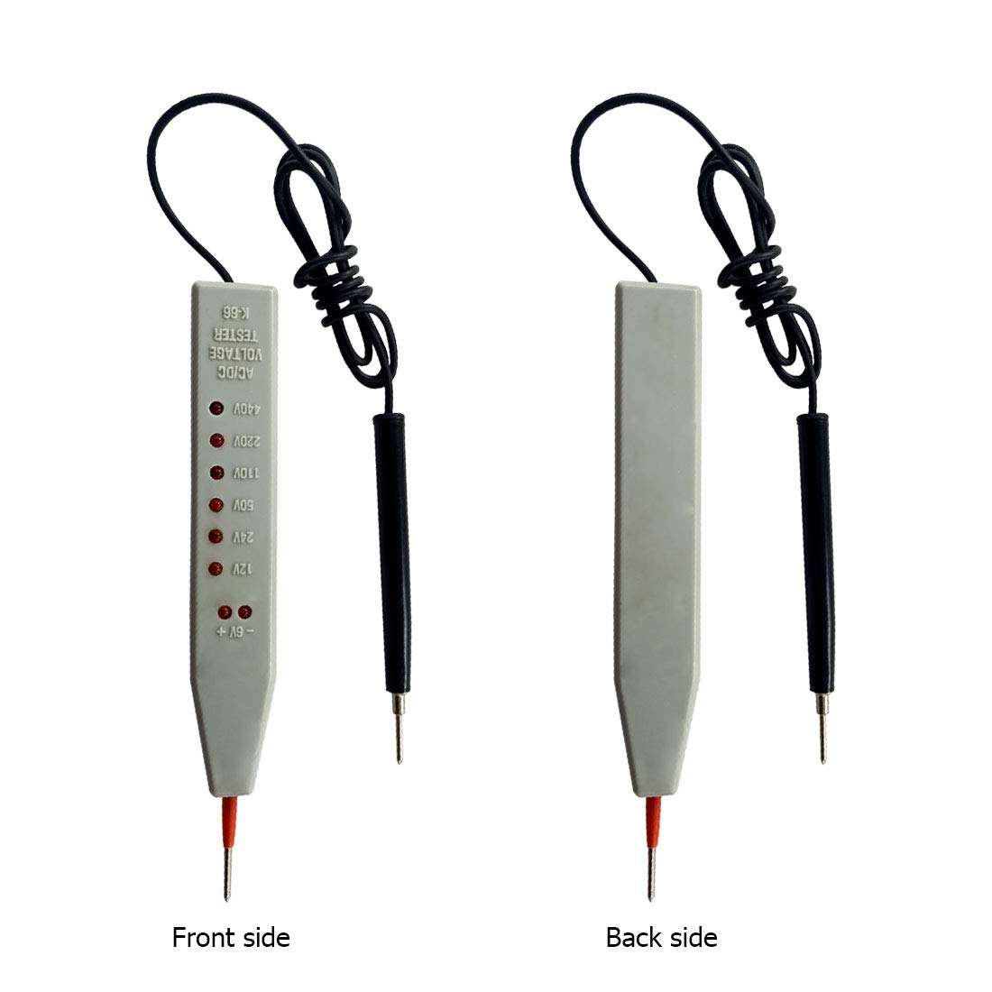 DIY Crafts Pack of 5 Pcs, DIY Crafts Voltage Tester AC/DC Electronic Voltmeter with LED Indicator to Detect (Pack of 5 Pcs, DIY Crafts) 3