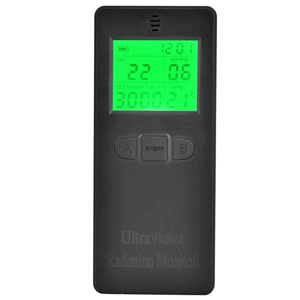 Radiation Detector, LCD Portable Digital UV Tester, UV UVI Meter Tester with Temperature Display for Home, Office, Indoor and Outdoor, UV Lamps 1