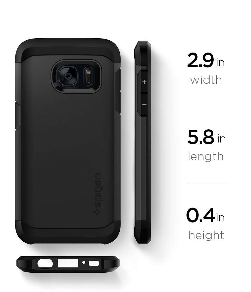 Spigen Tough Armor Designed for Samsung Galaxy S7 Case (2016) - Black 6