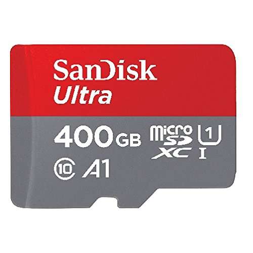 SanDisk 400GB Ultra Micro SDXC Memory Card Works with Samsung Galaxy Tab A (2018), Tab 10.5, Tab S4 Cell Phone UHS-I Class 10 (SDSQUAR-400G-GN6MN) Bundle with (1) Everything But Stromboli Card Reader 3