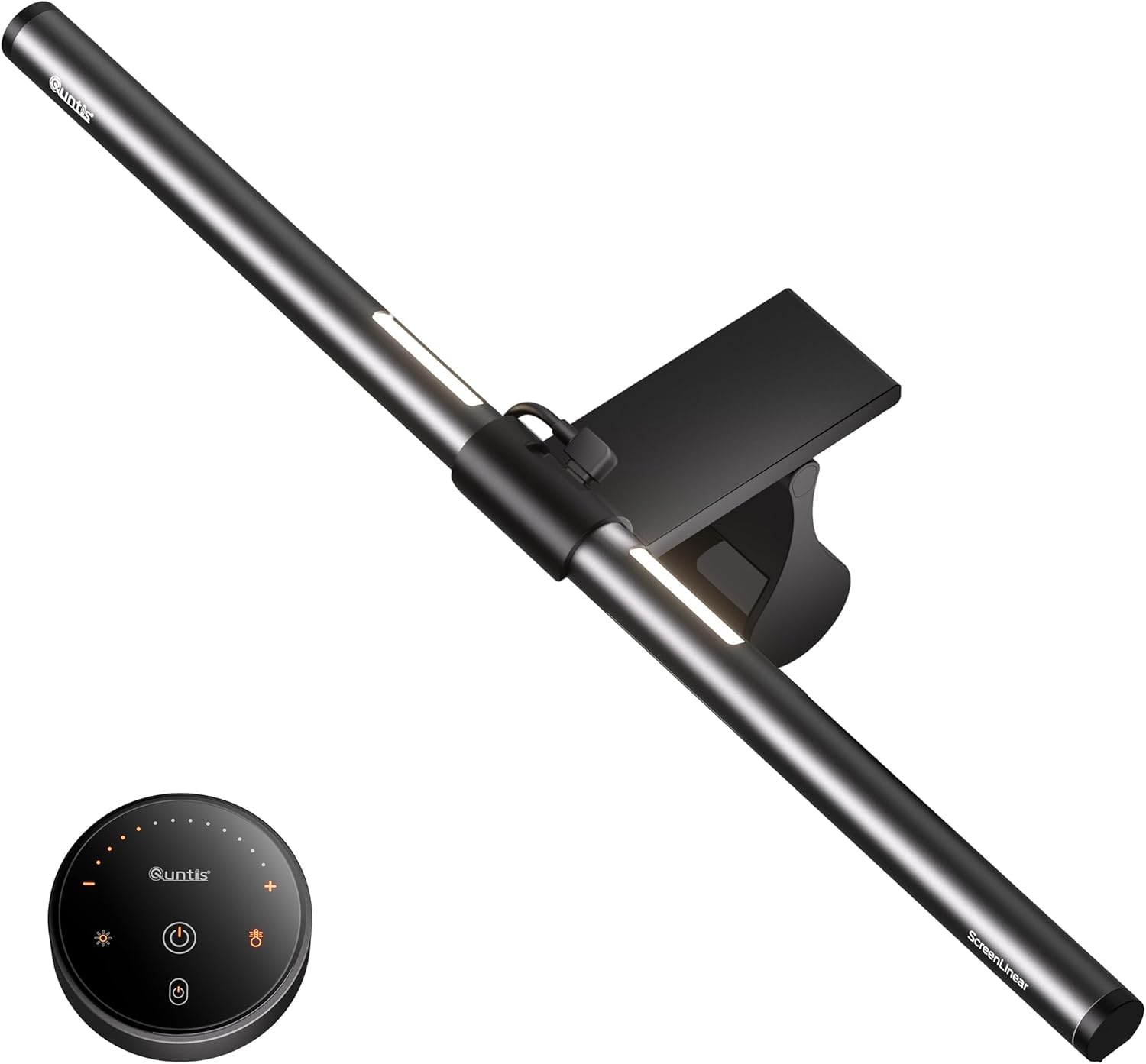 Quntis Monitor Light Bar, Screen Monitor Lamp with Backlight for Eye Caring, Dimmable Screen Light Bar Computer Light No Screen Glare Home Office Work Desk Lamp 1