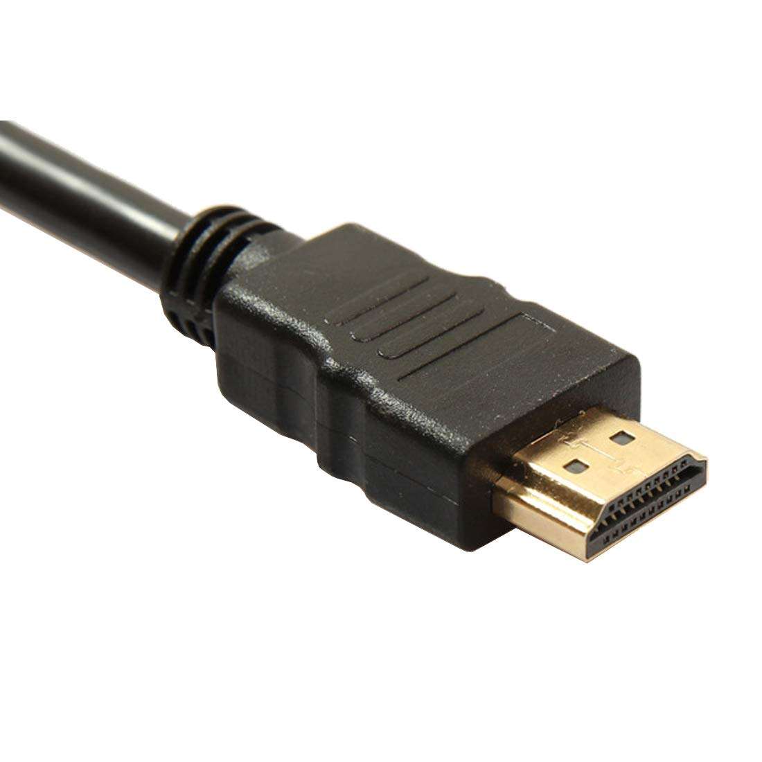 Alotm HDMI to RCA Cable, 5FT/1.5M HDMI Male to 3-RCA Video Audio AV Component Transimission Adapter Cable for HDTV, Red-Yellow-White Wire 5