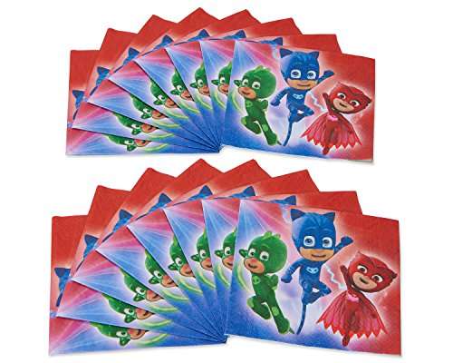 American Greetings PJ Masks Party Supplies, Paper Lunch Napkins (16-Count) 3