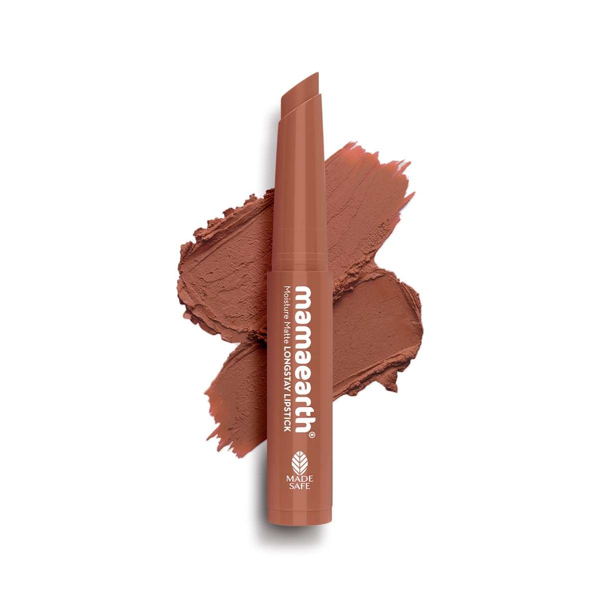 Mamaearth Moisture Matte Longstay Mini Lipstick with Avocado Oil & Vitamin E for 12 Hour Long Stay-04 Cinnamon Nude - 0.7 g 1