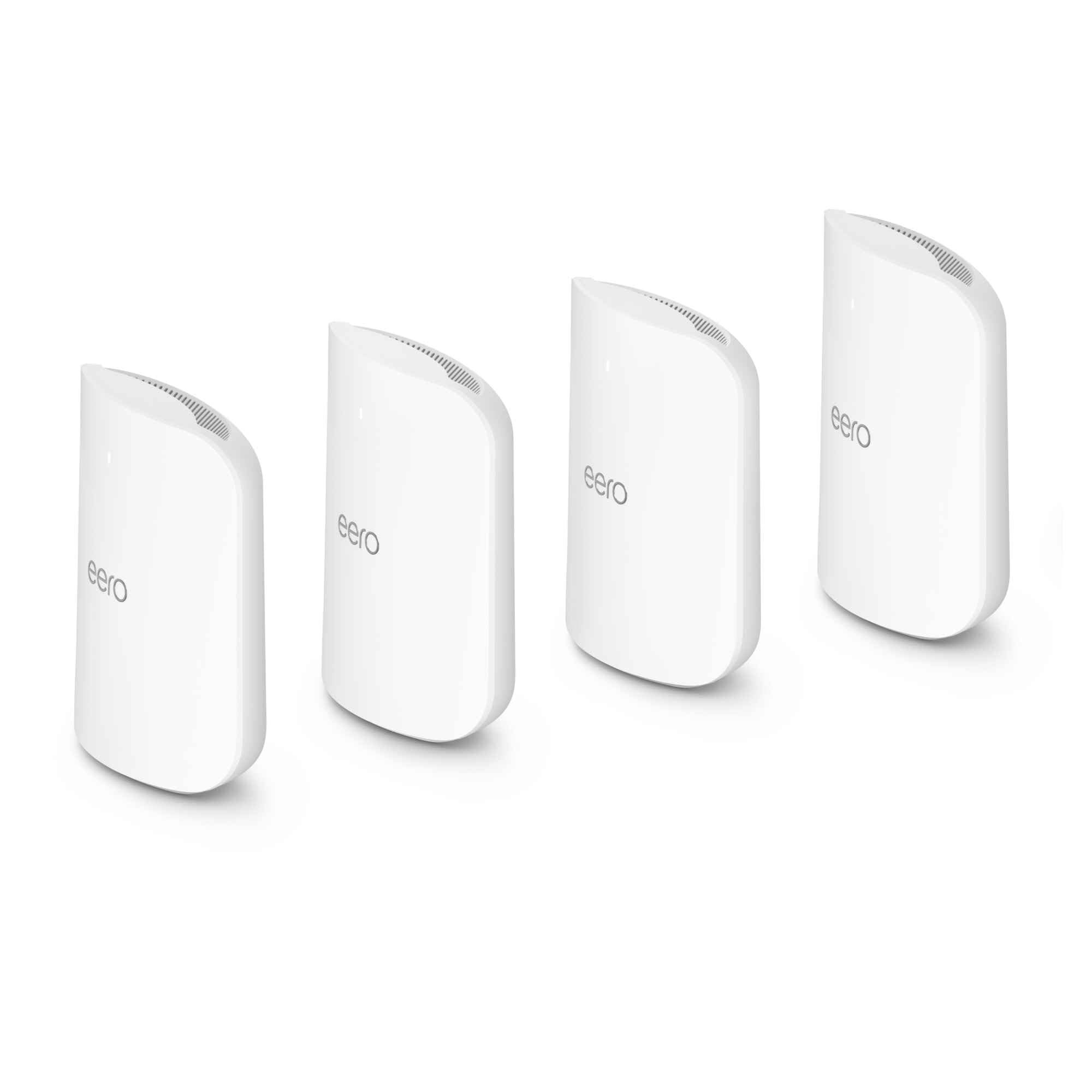 Amazon eero Max 7 mesh wifi system (newest model) - Supports internet plans up to 10 Gbps, Coverage up to 10,000 sq. ft., Connect 200+ devices, 4-pack 1