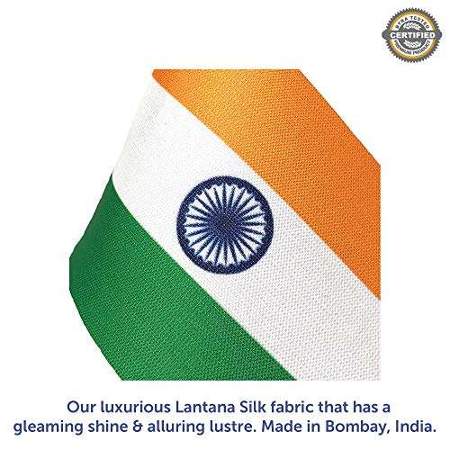 The Flag Corporation Telugu Desam Party (TDP) Car Dashboard Flag 2in x 3in with A Stainless Steel Sublime Gold Base 4