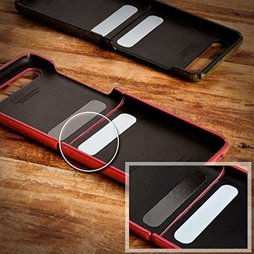 Andantannerie Leather Galaxy z flip case, Handmade Leather Galaxy z flip Back Cover (2846) 4 Colors 5