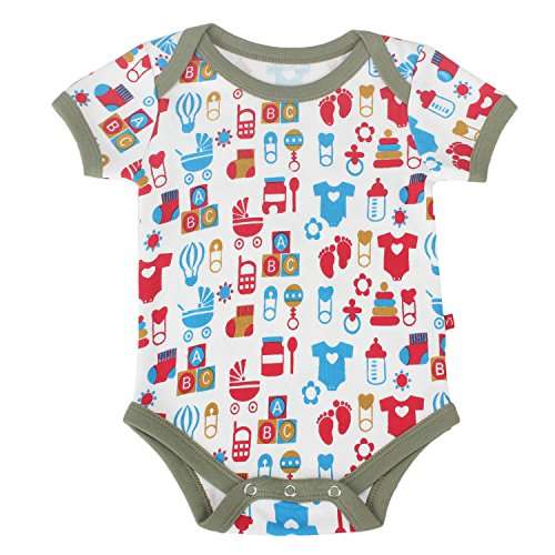 Nino Bambino Baby Boy's Cotton Clothing Set (NBBBSS18422-6-12M_Cream_6-12 Months)