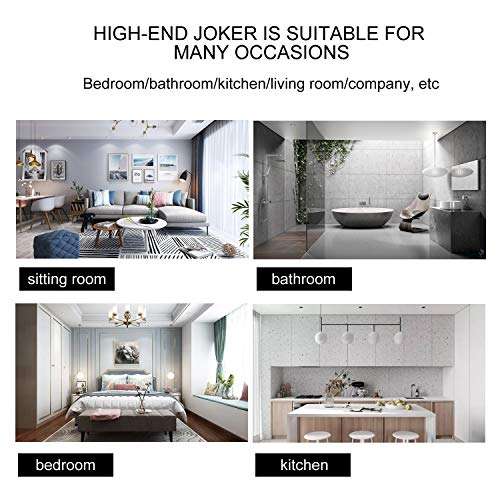 Techway Door Stopper Rubber Door Wedge 5.5 Ounces Stainless Steel and Rubber Heavy Duty Non-Scratching and Anti-Slip Doorstop 6