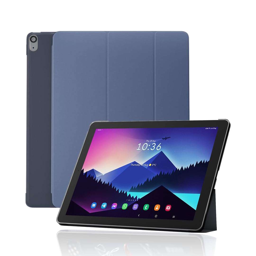 Auklet Classic Smart Case for iPad 10th Gen 10.9" (2022-2025) – Lightweight Trifold Stand Folio, Auto Sleep/Wake, Blue 1