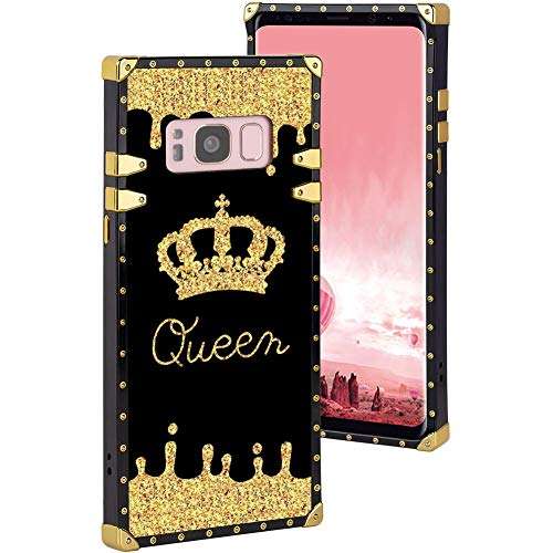 Queen Golden Crown Cell Phone Case Fit Samsung Galaxy S8 (2017) [5.8inch] 1