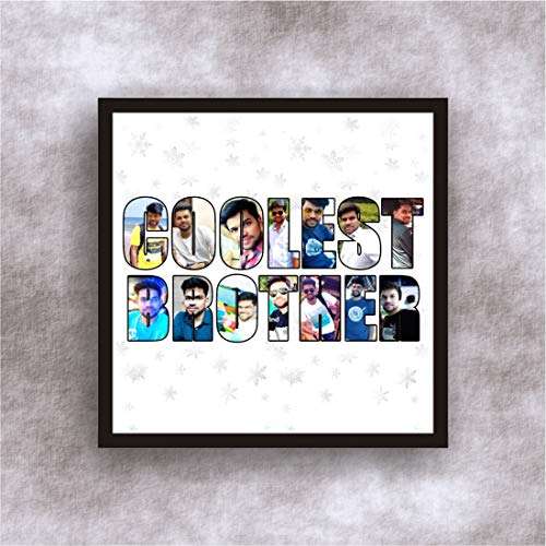 Express-O-Board Personalised Rakshabandhan Gift for Brother Photo Frame (12 In x 12 In) 4