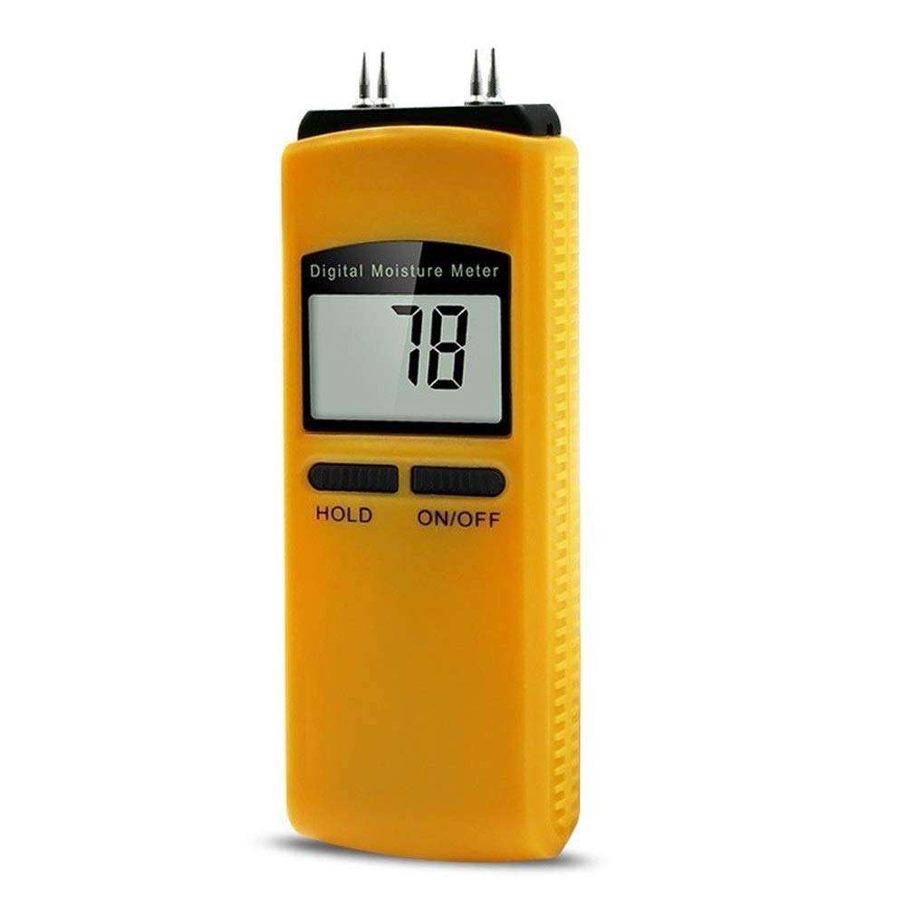 WZCUICAN Moisture Meters 4Pins Digital Wood Moisture Meter Tree Bamboo Paper Meter Tester Tree Detector Humidity Tester Timber Damp Detector 1