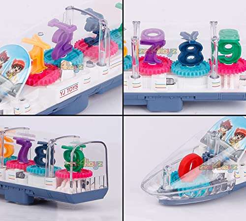 PRANAY Toys Monorail Train Toy for Kids, Big Size Train Set for Kids with Light and Sound Toy for Kids 5