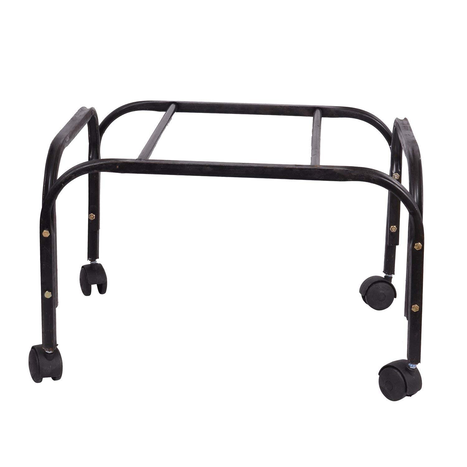 DK Metal Foldable Cooler Stand Regular with Wheels for All Types of Coolers (23x18x15 inch)