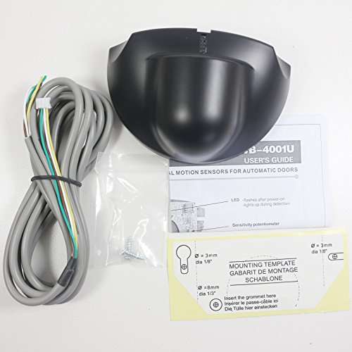 KiaoTime 24.125GHz Universal Wired Microwave Motion Sensor Radar Detector for Automatic Door Elevator Black 5