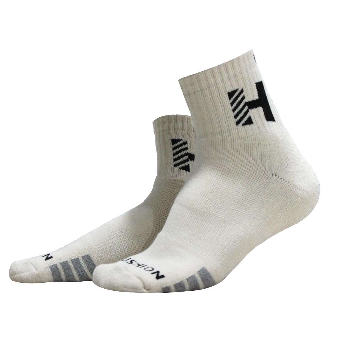 Heega Cushion Ankle Socks | Size Men Sport Socks (Off White)