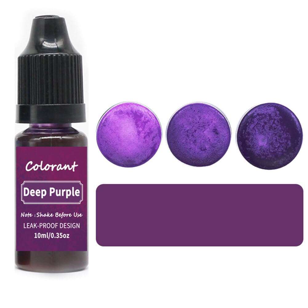 10ml Candle Dye - Liquid Color Dye for Candle Making, Safe and Natural - Liquid Candle Wax Dye for DIY Candle Coloring Making Supplies,Soy Wax, Gel Wax, Paraffin Wax (Dark Purple) 3