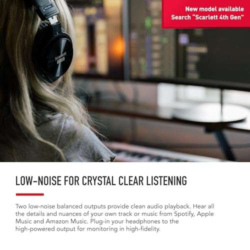 Focusrite Scarlett Solo (3rd Gen) USB Audio Interface 6