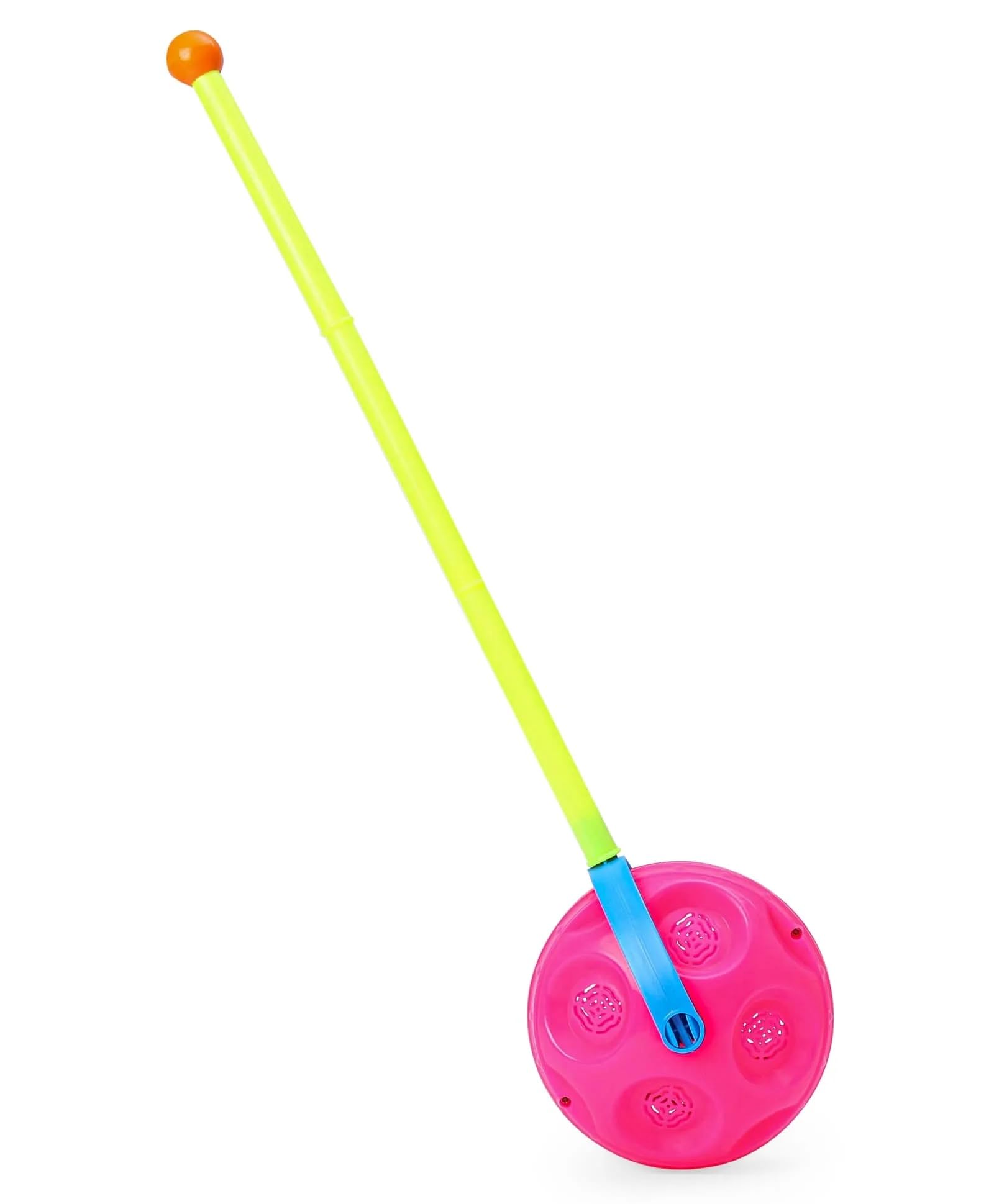 YUIOP - Wheel O Bell for Kids - Push & Pull Toy with Sound - Safe - Color May Vary 4