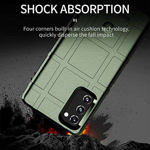 for Samsung Galaxy S20 FE Case with Screen Protector Phone Case Rugged Shield Series Best Protective Cover Soft TPU Thick Armor Shell Compatible for Samsung S20 Fe 5G Case Heavy Duty Military 2