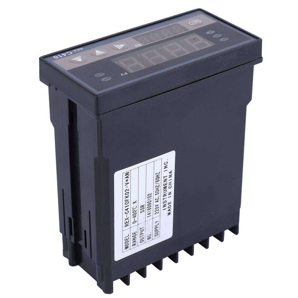 TANGIST Voltage Delay Temperature Controller AC220V Digital Temperature Controller SSR/Relay Control Output for Electricity, Chemicals, Injection Molding, Packaging, Food, Incubators, Ovens(SSR) 2