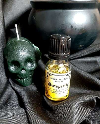 The Healing Store Prosperity Ritual Oil | For Hoodoo, Wicca, Conjour, Spellwork