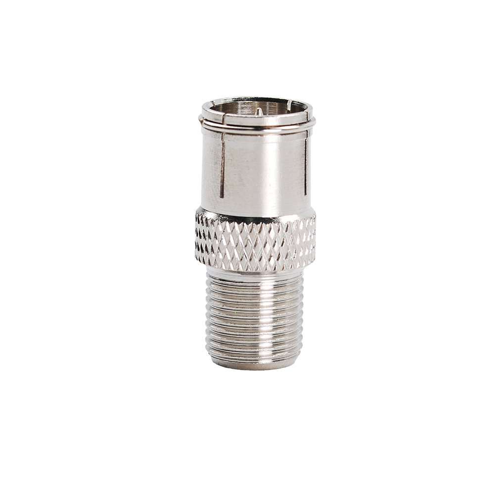 SaferCCTV Coaxial Cable Connector, F Type Push On Quick Coax Connectors Adapter for RVers Satellite Dish Cable TV Internet RV Trailer Coax Cable, 10Pcs 5