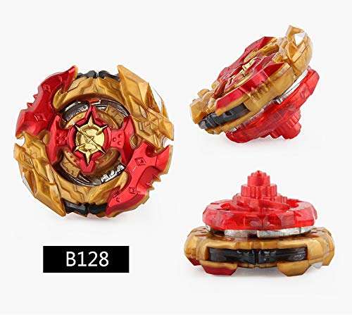 Burst God Bey Battling high Performance Tops Avatar Attack Evolution Set of Fighter 4D Launcher and Grip Stadium Upgraded 4 in 1 Red Edition 6