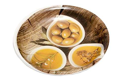 Homestrap Mayfair Melamine Multi Purpose Serving Set for Chaat, Paani Puri, Snacks, Thali, Platter Set - 5 Pc 3